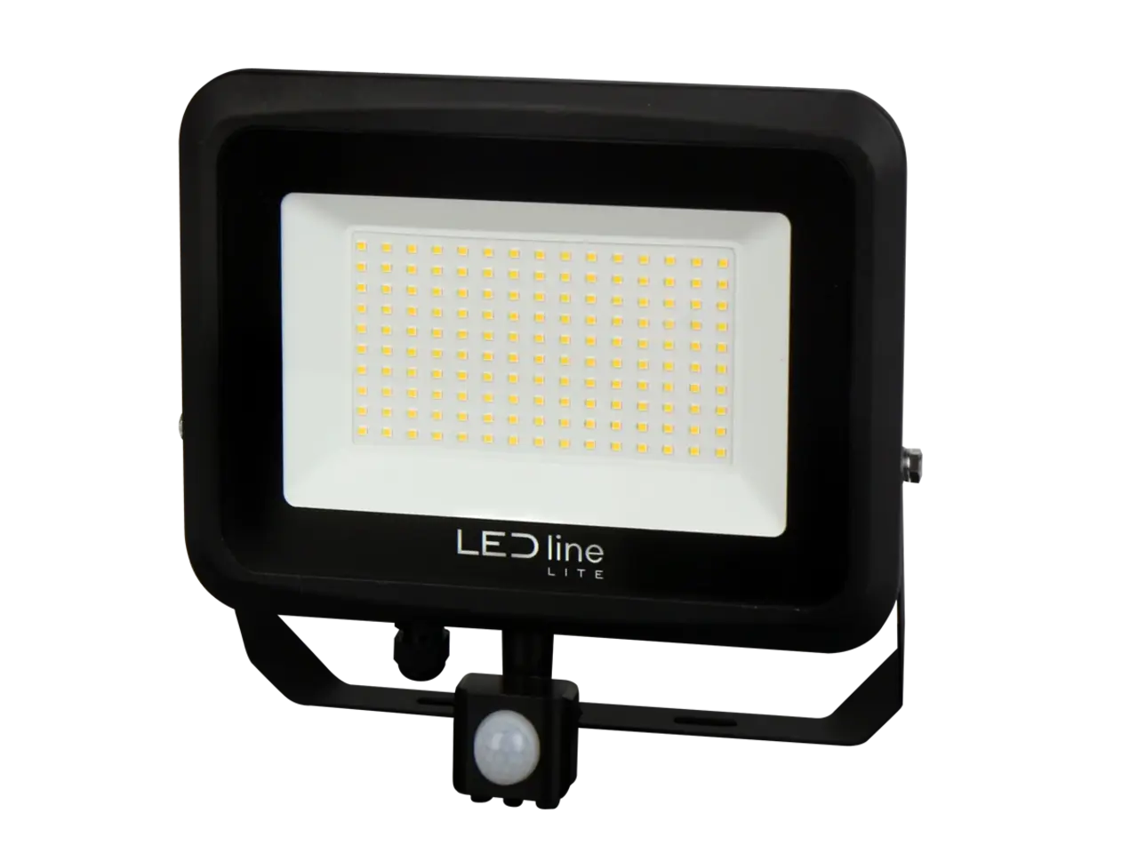 LED Line LED Breedstraler Aluminium Zwart 100W 10000lm 100D - 840 Koel Wit | IP65 - Lichtsensor - Symmetrisch LED Line LED Breedstraler Aluminium Zwart 100W 10000lm 100D - 840 Koel Wit | IP65 - Lichtsensor - Symmetrisch