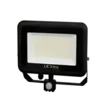 LED Line voor de snelle beslisser LED Breedstraler Aluminium Zwart 100W 10000lm 100D - 840 Koel Wit | IP65 - Lichtsensor - Symmetrisch