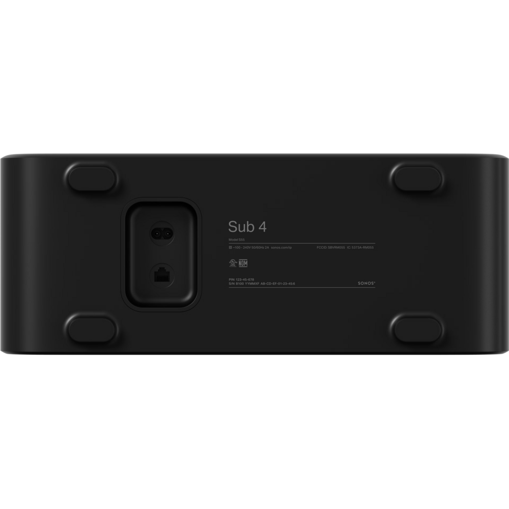 Sonos Sub (G4) - Draadloze subwoofer - WiFi - Zwart | Diepe bass