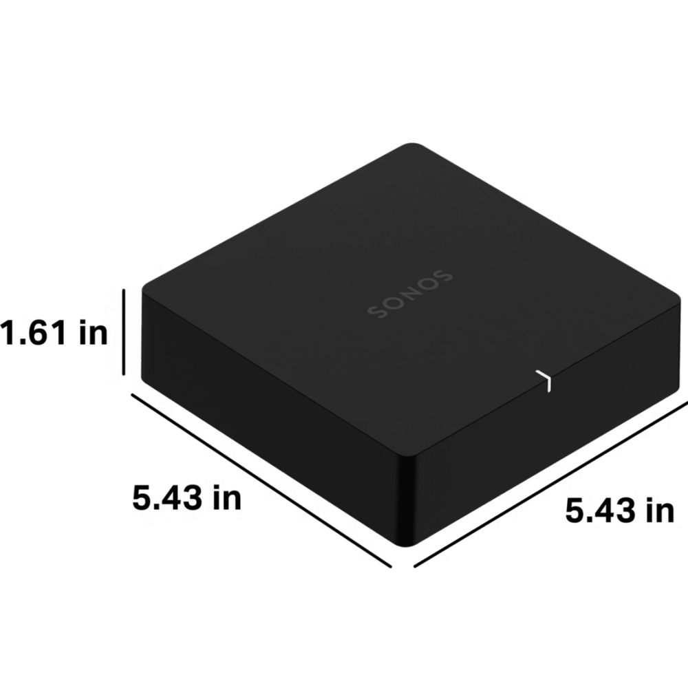 Sonos Port - Netwerkaudiostreamer - WiFi | Zwart