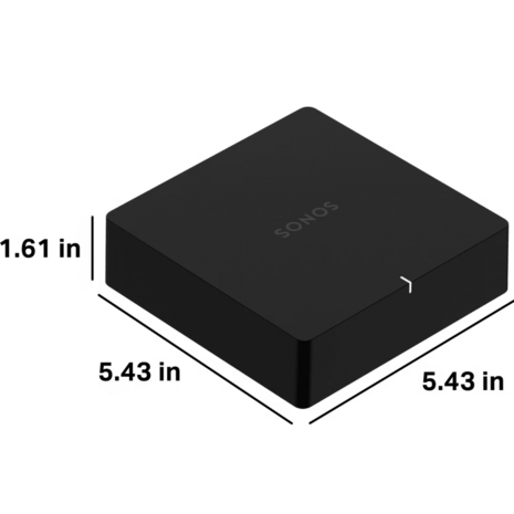 Sonos Port - Netwerkaudiostreamer - WiFi | Zwart