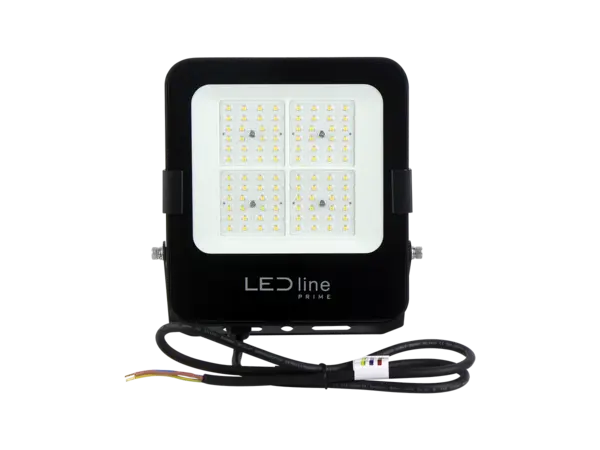 LED Line LED Breedstraler IP66 - Zwart PRIME - Schijnwerper 120 Graden - 50W 7000Lm - 4000K 840 Helder wit | 5 jaar garantie