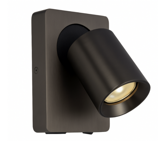 LCB ACTIE PALLETPRIJS 100x – LED Bedlamp / Wandlamp – Zwart – GU10 – 5W 450lm – 3000K Warm Wit – Inclusief USB A + C Oplaadpunt