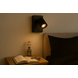 Artdelight LED Bedlamp Wandlamp Zwart - GU10 - Incl oplaadpunt USB A + C