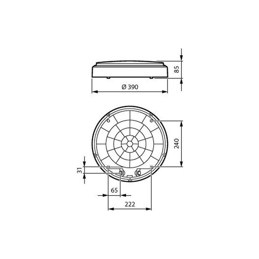 Philips LED Bulkhead Plafond / Wandlamp IP65 - 390MM - 11-27W - 1400-4050Lm - 2700K - 3000K - 4000K | Multi Lumen & Color Switch - IK10 | 5 Jaar Garantie Philips LED Bulkhead Plafond / Wandlamp IP65 - 390MM - 11-27W - 1400-4050Lm - 2700K - 3000K - 4000K | Multi Lumen & Color Switch - IK10 | 5 Jaar Garantie