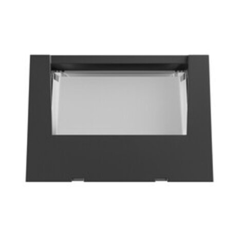Spectrum LED Wandlamp Verto Square Cup – 10W – CCT 2700K/4000K/6000K – 230V – IP65 – 120 lm/W – Zwart – Opbouwmontage – 2 Jaar Garantie