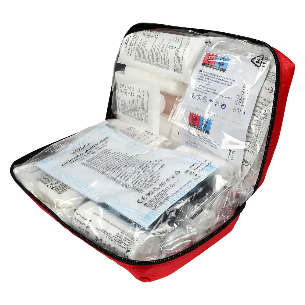 E.H.B.O. set DIN13164:2022 Auto – Complete Verbandset | Verplicht in EU | Noodpakket E.H.B.O. set DIN13164:2022 Auto – Complete Verbandset | Verplicht in EU | Noodpakket