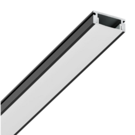 Braytron LED Strip Aluminium profiel - Opbouw profiel - 2000*17*7mm - Zwart
