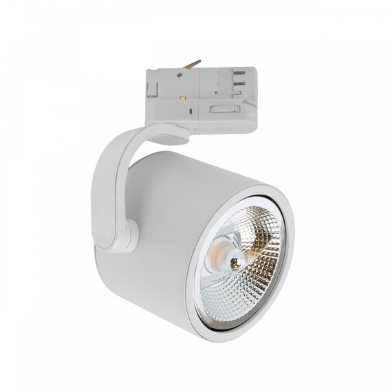 2m LED Railverlichting - 6 Railspots - Dimbaar - 1-Fase Railsysteem - Wit