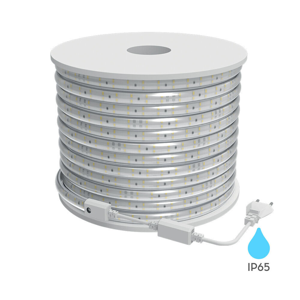 Braytron Bouwplaatsverlichting LED Lichtslang V4 - 100 meter 3000K Helder wit licht - Plug and Play Braytron Bouwplaatsverlichting LED Lichtslang V4 - 100 meter 3000K Helder wit licht - Plug and Play