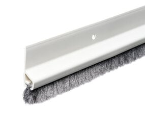 Ellen Dorpelprofiel PDS 3B Deco – Kunststof met velours borstel – 100 cm – Binnendeur tochtwering – Wit, Bruin, Zwart