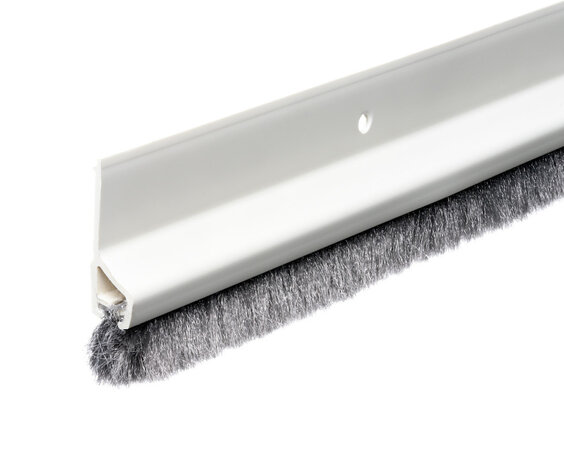 Ellen Dorpelprofiel PDS 3B Deco – Kunststof met velours borstel – 100 cm – Binnendeur tochtwering – Wit, Bruin, Zwart