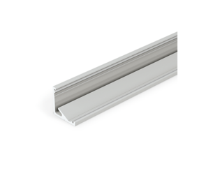LCB LED Strip hoekprofiel- 2m- zilver- aluminium