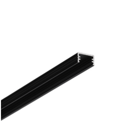 LCB Aluminium U-profiel SLIM - 2000mm - 7*12 mm - geschikt voor 8mm led strips - Zwart