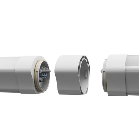 Spectrum LED Waterdichte Montagebalk Poseidon V1 30-50W 4650-8750lm - 830-865 CCT | 150cm - Doorvoerbedrading (5x2.5mm2)