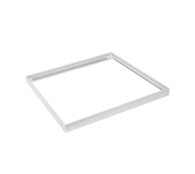 LCB LED Paneel Opbouw frame systeem - 60x60x6.8 cm - Wit aluminium | Geschikt voor Backlit en Sidelit panelen
