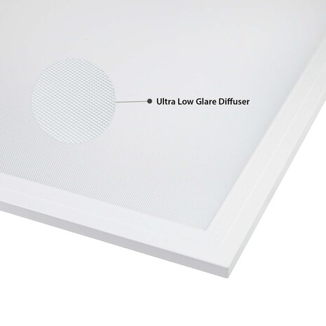 LCB LED Paneel 60x60cm – 28W – 3000K 830 Warm Wit – UGR19 – Backlit