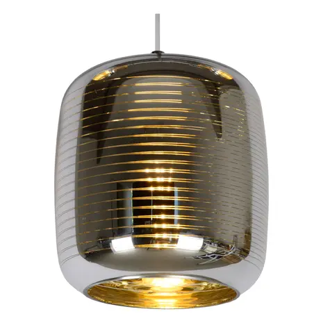 Lucide Lucide Eryn Hanglamp Zwart Metaal 3x E27 Rond Design