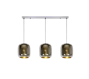 Lucide Lucide Eryn Hanglamp Zwart Metaal 3x E27 Rond Design