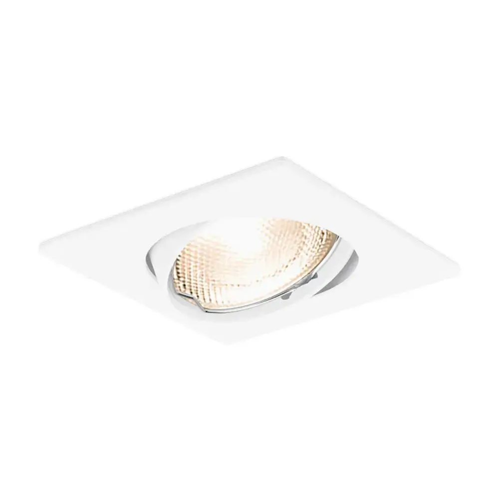 Braytron LED inbouwspot wit vierkant - Zaagmaat 75mm - Buitenmaat 84mm - excl. lichtbron Braytron LED inbouwspot wit vierkant - Zaagmaat 75mm - Buitenmaat 84mm - excl. lichtbron