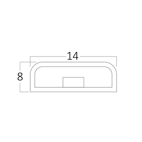 Braytron LED Lichtslang - 100m - 220V - 10W 120leds p/m -3000K - IP65-BRT