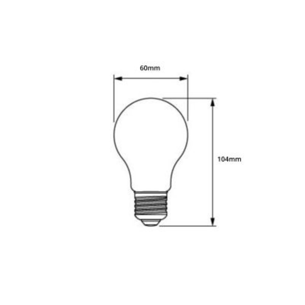 Philips LED lamp - E27 - MASTER Value - D5.9W - 60W - 927 - 2700K extra warm licht - A60 - FRG