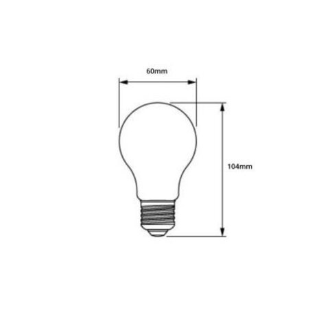 Philips LED lamp - E27 - MASTER Value - D5.9W - 60W - 927 - 2700K extra warm licht - A60 - FRG