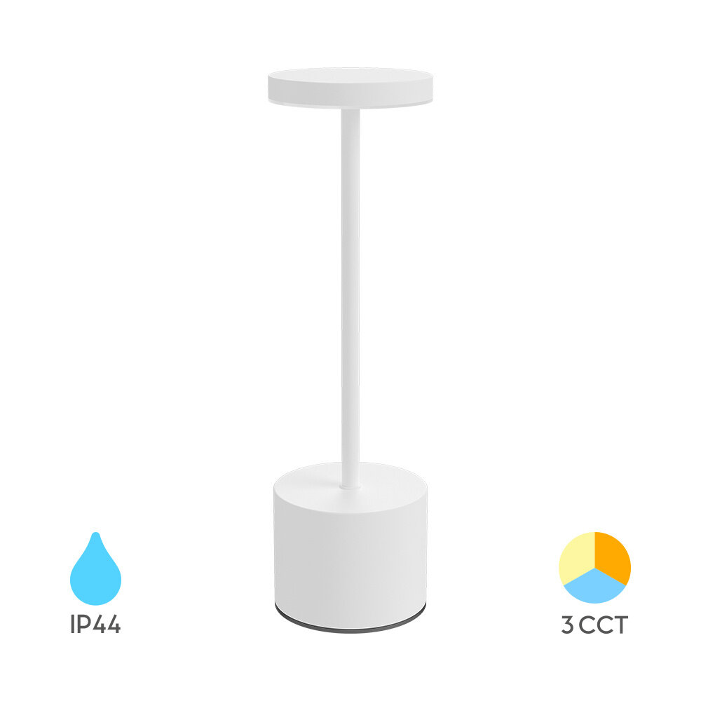 Braytron BRY-LUXE-1-WHT-3IN1-RCH-TABLE LAMP Braytron BRY-LUXE-1-WHT-3IN1-RCH-TABLE LAMP