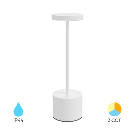 Braytron BRY-LUXE-1-WHT-3IN1-RCH-TABLE LAMP Braytron BRY-LUXE-1-WHT-3IN1-RCH-TABLE LAMP