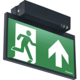 VanLien Noodverlichting: Vluchtwegsignalering  voor elk kantoor LED Noodverlichting Plafondopbouw armatuur IP40 - Zwart Continu - 4W 5000K | Zelftest - Type EVAGO EVA-DOP-22/ZW