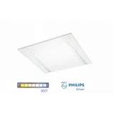 Spectrum LED Paneel - Louvre Wit - 40W 4630Lm - 3CCT 830-840-860   3000-6000K | 60x60cm -  UGR16 Verzonken - Philips driver - 5 jaar garantie