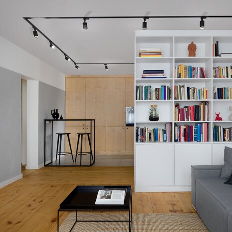 Spectrum Spectrum 3-fasen inbouwrail voor stroomvoorziening, 2 m, zwart