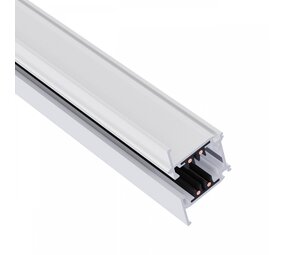 Spectrum 3-Fase Spanningsrail Inbouw | 2 Meter - Wit - 3-Phase track- Universeel