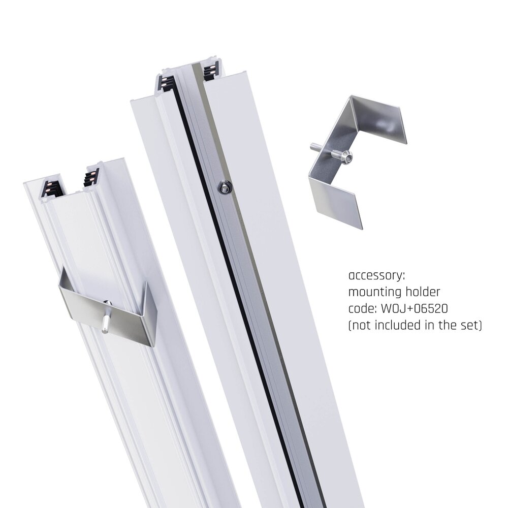 Spectrum 3-Fase Spanningsrail Inbouw | 1 Meter - Wit- Universeel