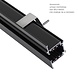 Spectrum 3-Fase Spanningsrail Inbouw | 1 Meter - Zwart- Universeel