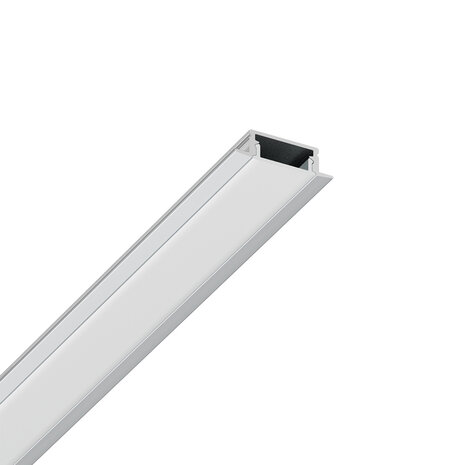 Braytron Aluminium LED profiel 2 meter zilver opbouw voor LED strips