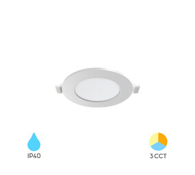 Braytron LED inbouwspot 3W rond CCT wit 3-in-1 Braytron LED inbouwspot 3W rond CCT wit 3-in-1