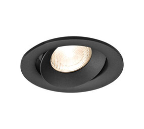 Braytron LED inbouw rond zwart GU10 verstelbaar