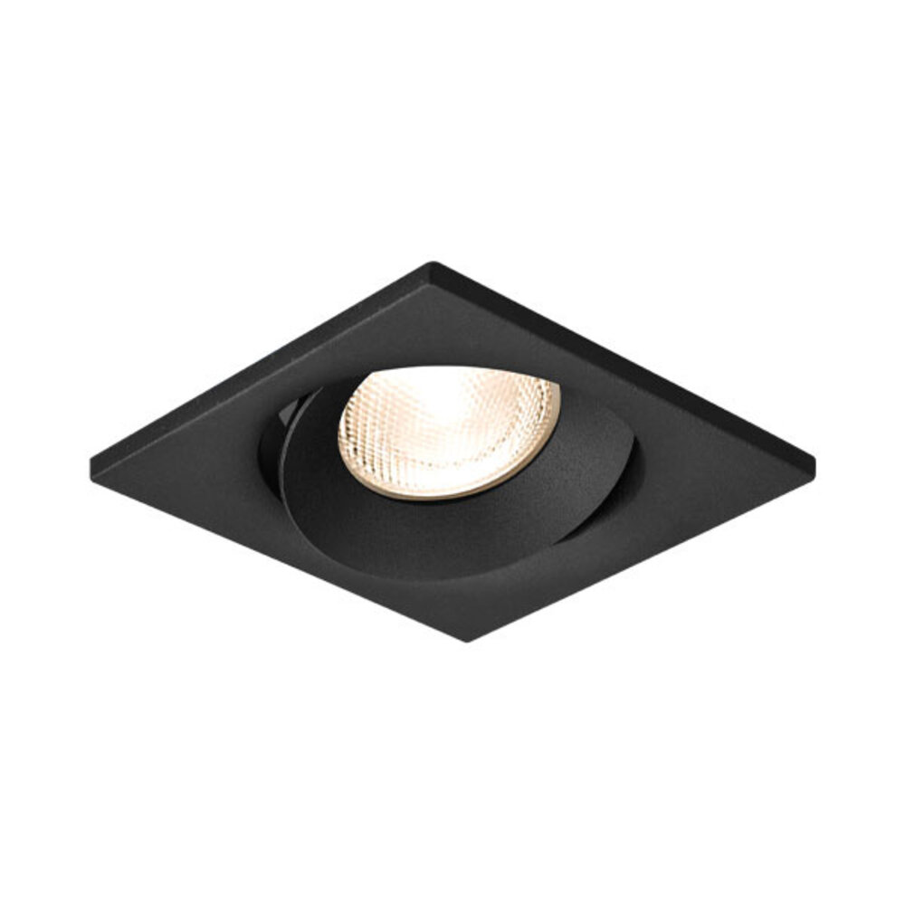 Braytron LED opbouwspot vierkant zwart GU10 verstelbaar Braytron LED opbouwspot vierkant zwart GU10 verstelbaar