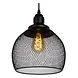 Lucide MESH Hanglamp-Zwart-Ø22-1xE27-60W-Metaal