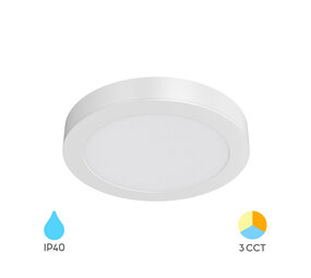 Braytron LED Plafonnière - 18W 1760lm -CCT - Rond -  231 mm