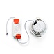 LCB LED Inbouwspot IP54 - Wit Kantelbaar - 5W 450LM -  2200K Warm Wit - CRI90> | Zaagmaat 75mm - Inbouwdiepte 23mm - TRIAC Dimbaar - Copy