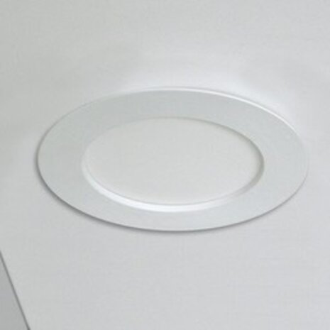 LCB LED Dimbare inbouwspot rond aluminium  - 12W vervangt 100W - zaagmaat 155mm - 6000K helder wit licht