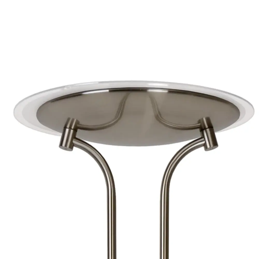 Lucide Lucide CHAMPION LED vloerlamp 24W 3000K Chrome Lucide Lucide CHAMPION LED vloerlamp 24W 3000K Chrome