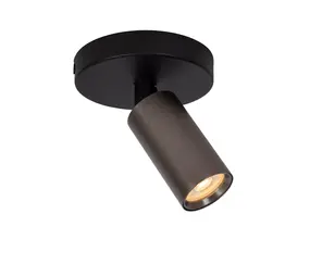 Lucide Lucide RITMO plafondlamp zwart goud GU10 modern design Lucide Lucide RITMO plafondlamp zwart goud GU10 modern design