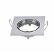 Aigostar OP=OP Inbouwspot chrome vierkant - kantelbaar - zaagmaat 74mm - buitenmaat 82mm