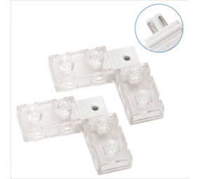 Aigostar LED lichtslang V2 - Twee pins L hoekverbinding - 8mm - 2 stuks