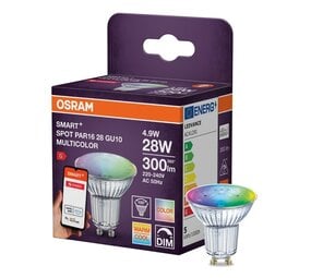 Ledvance Smart+ Zigbee LED Spot GU10 4.9W 420lm - 827-865 Afstembaar Wit + RGB | Zigbee Dimbaar - Vervangt 40W