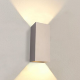 LCB LED Wandlamp Champagne - DANTE2 XL 240MM -  Up and Down 2-Lichts  |  IP20 - 2x GU10 fitting - excl. lichtbron 240x100MM