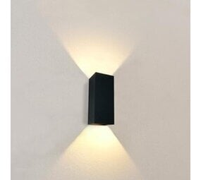 LCB LED Wandlamp XL - IP20 - 240MM - Up and Down - Zwart | 100MM hoog - 2x GU10 fitting - 230v LCB LED Wandlamp XL - IP20 - 240MM - Up and Down - Zwart | 100MM hoog - 2x GU10 fitting - 230v